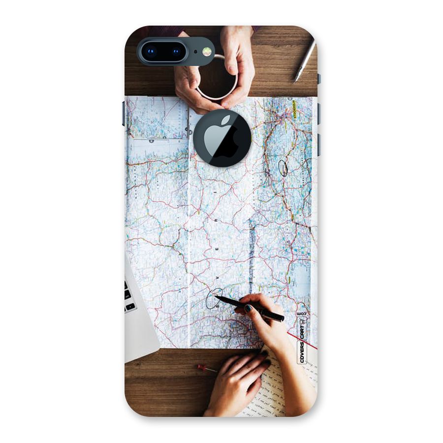 Just Travel Back Case for iPhone 7 Plus Logo Cut