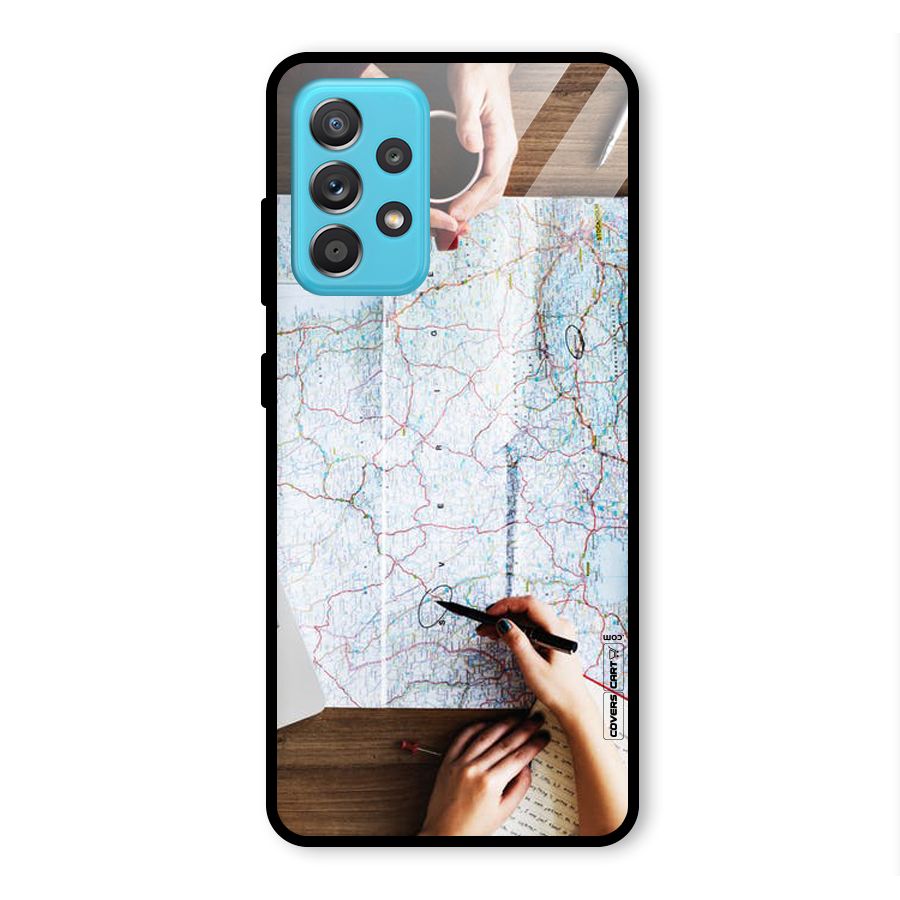 Just Travel Glass Back Case for Galaxy A52