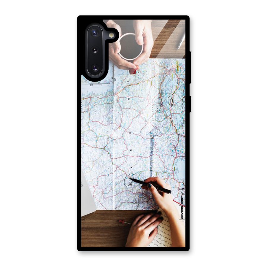 Just Travel Glass Back Case for Galaxy Note 10