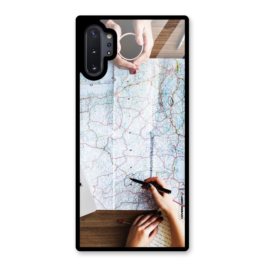 Just Travel Glass Back Case for Galaxy Note 10 Plus