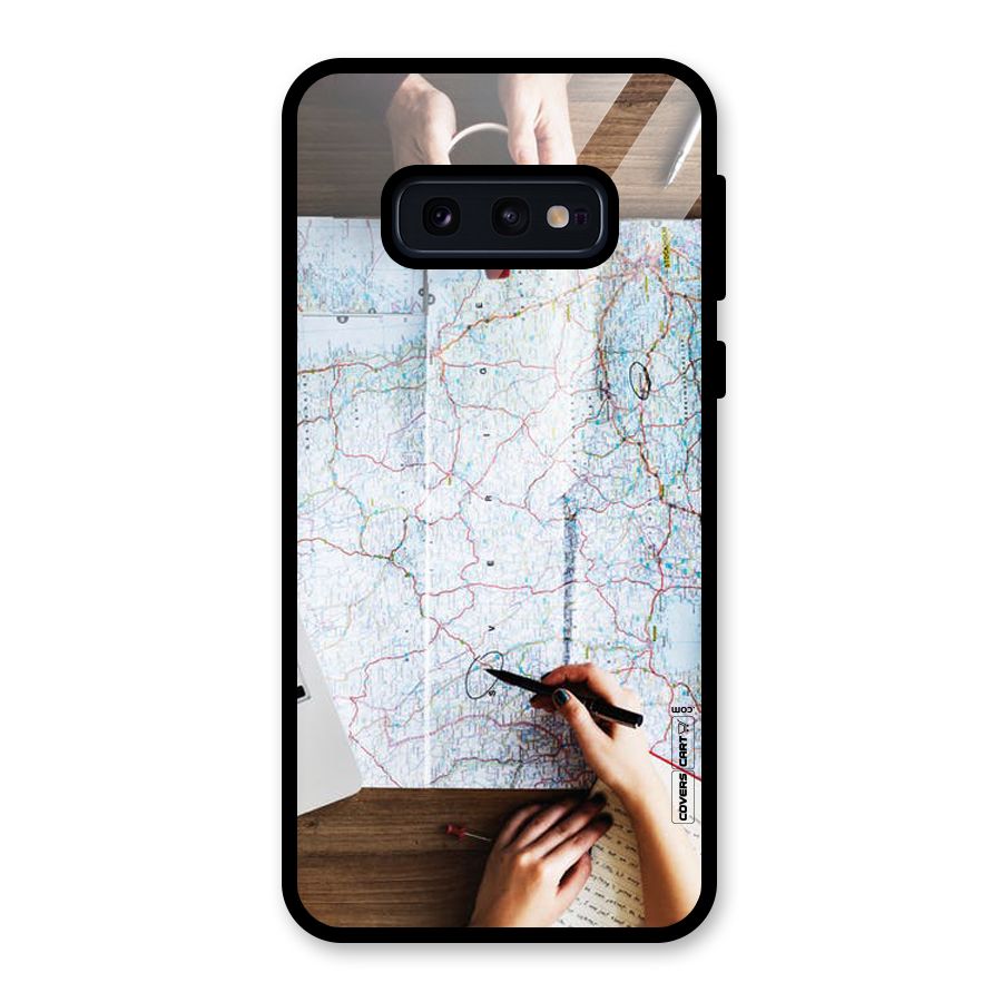 Just Travel Glass Back Case for Galaxy S10e