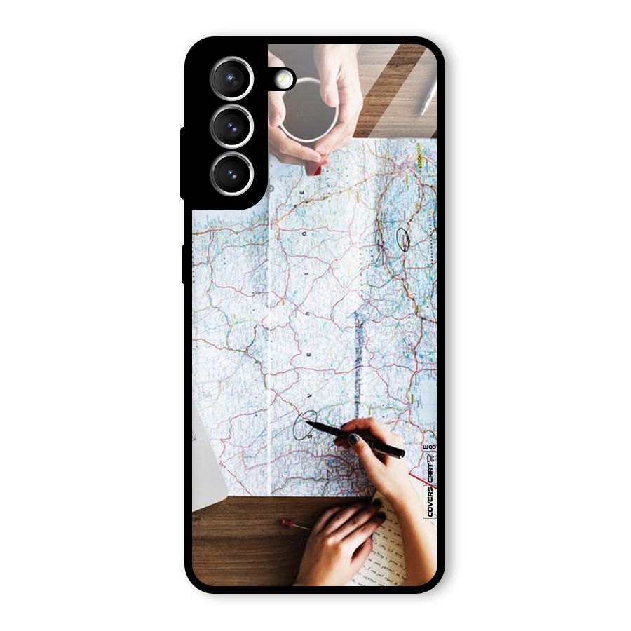 Just Travel Glass Back Case for Galaxy S21 5G