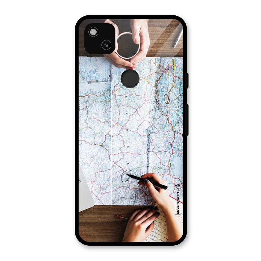 Just Travel Glass Back Case for Google Pixel 4a