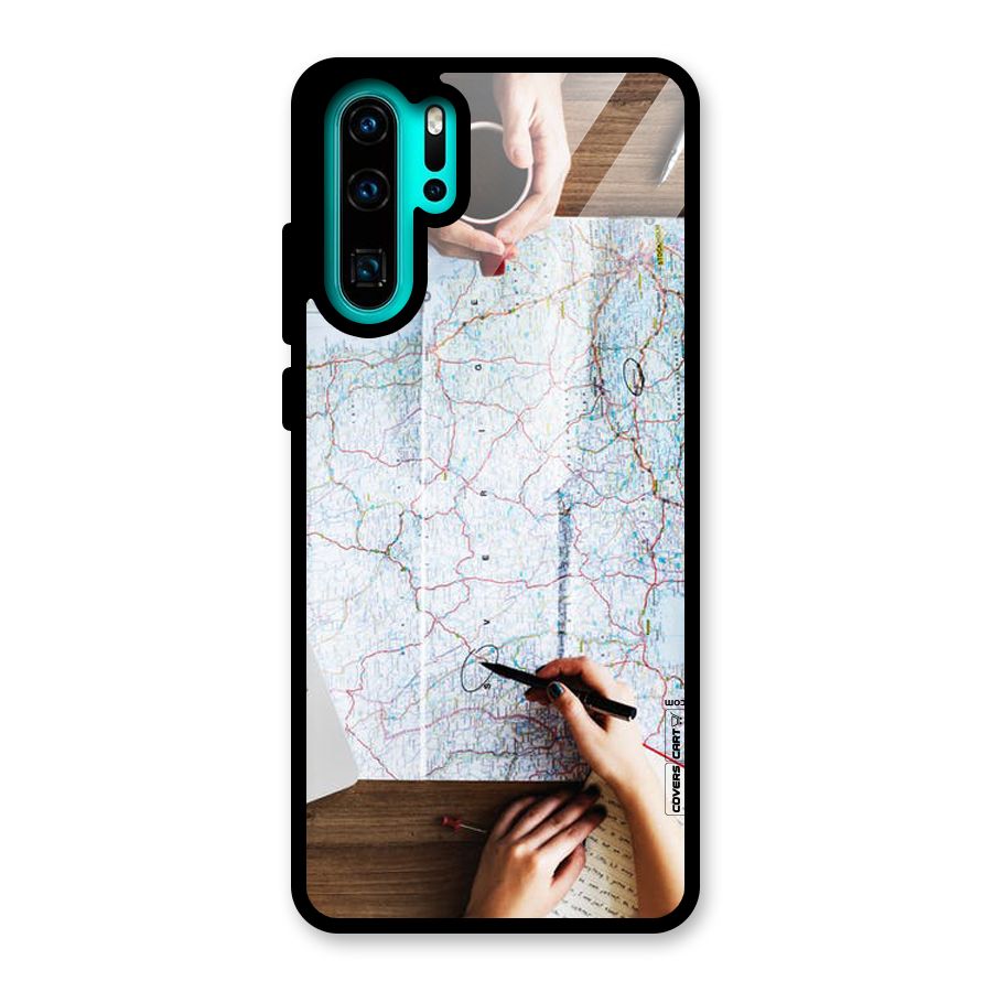 Just Travel Glass Back Case for Huawei P30 Pro