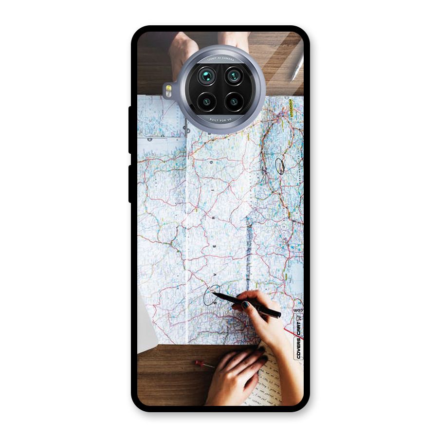Just Travel Glass Back Case for Mi 10i
