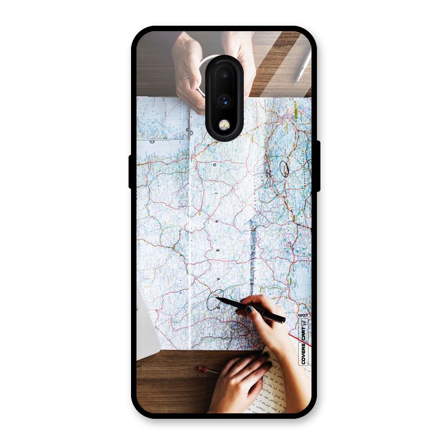 Just Travel Glass Back Case for OnePlus 7