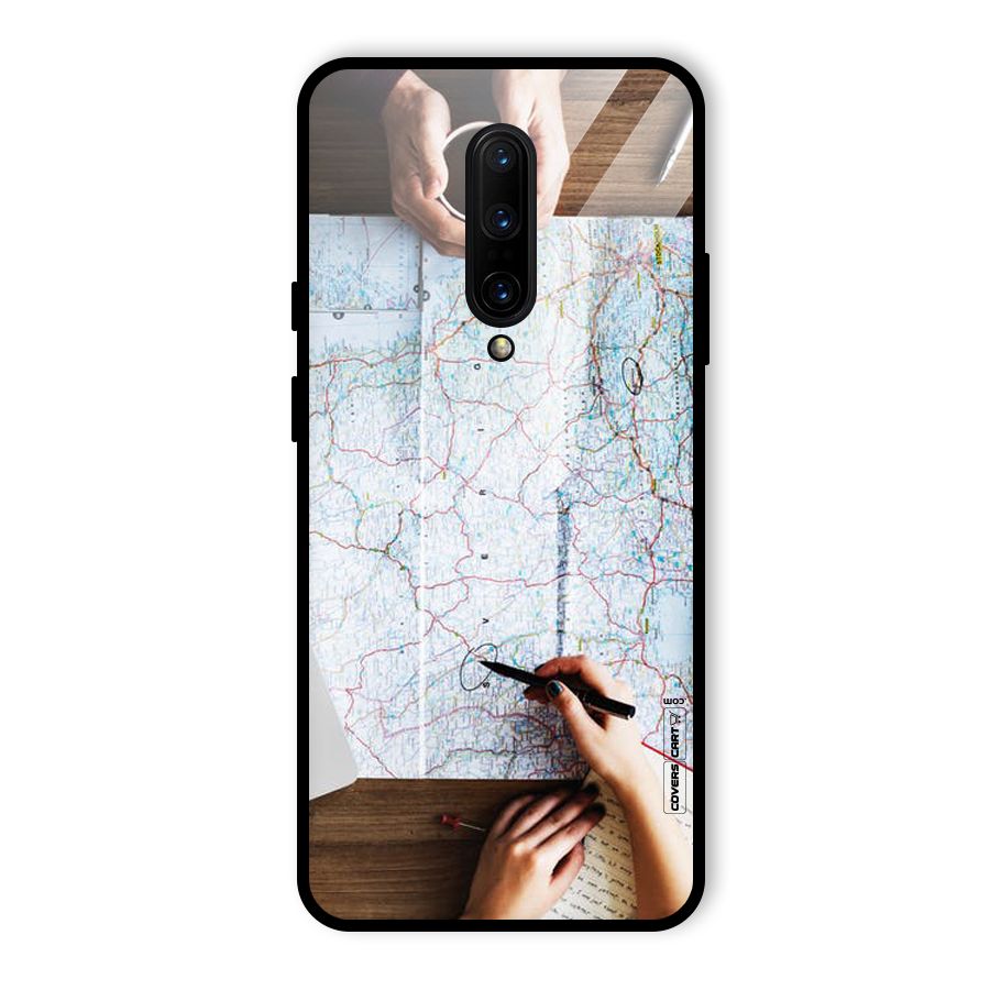Just Travel Glass Back Case for OnePlus 7 Pro