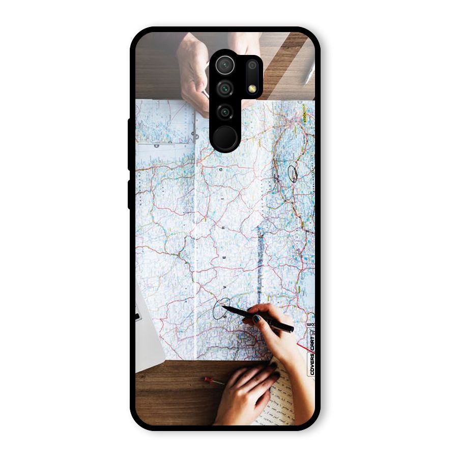Just Travel Glass Back Case for Poco M2