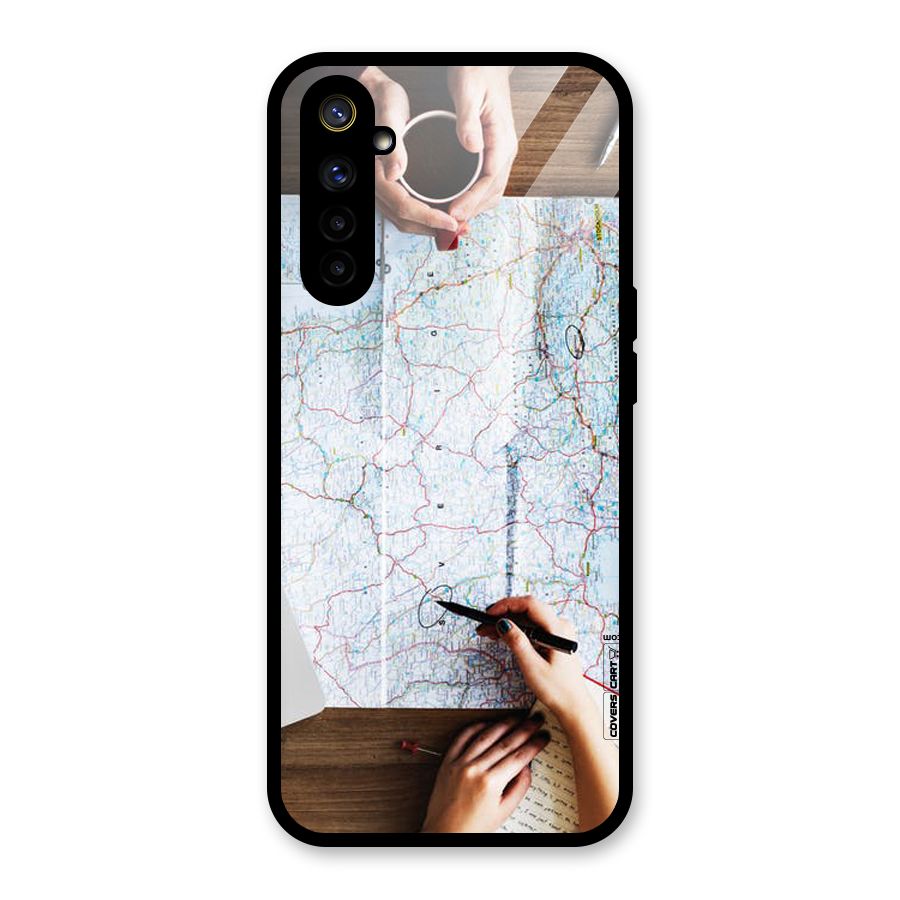 Just Travel Glass Back Case for Realme 6