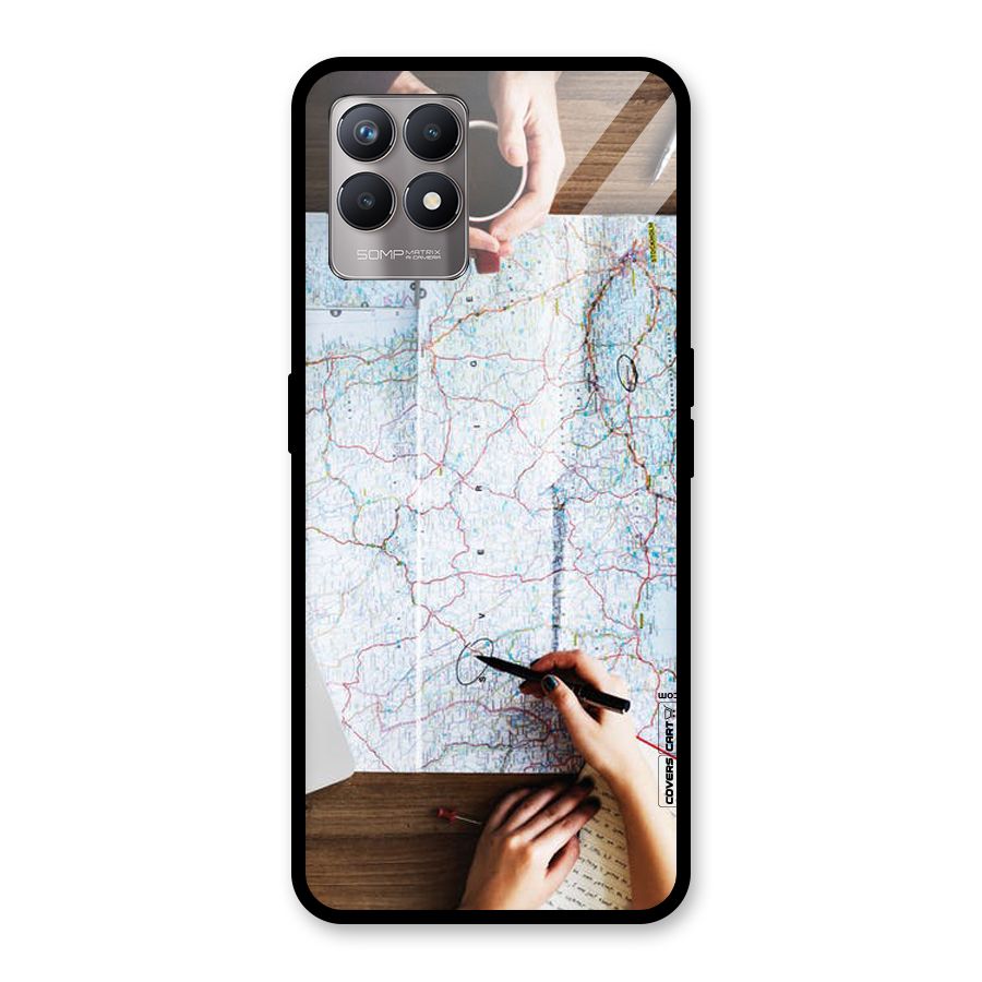 Just Travel Glass Back Case for Realme Narzo 50
