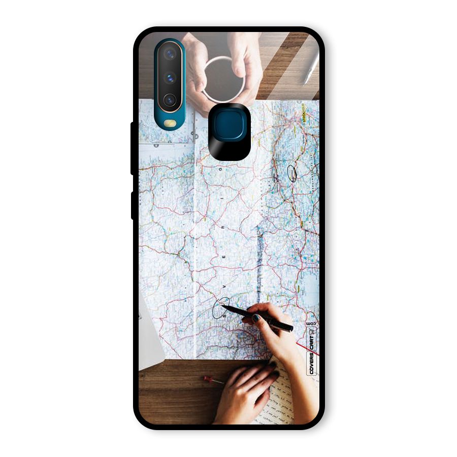Just Travel Glass Back Case for Vivo U10