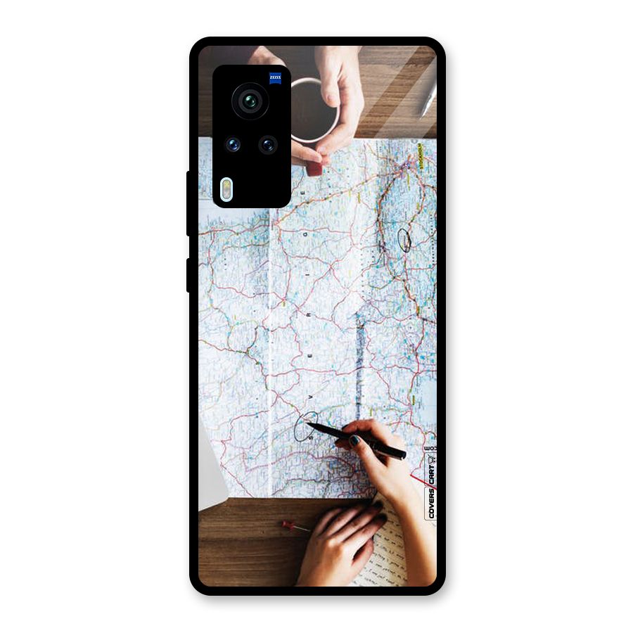Just Travel Glass Back Case for Vivo X60 Pro