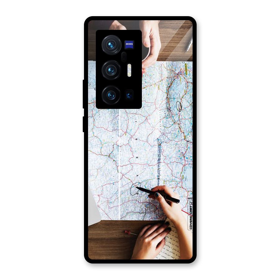 Just Travel Glass Back Case for Vivo X70 Pro Plus
