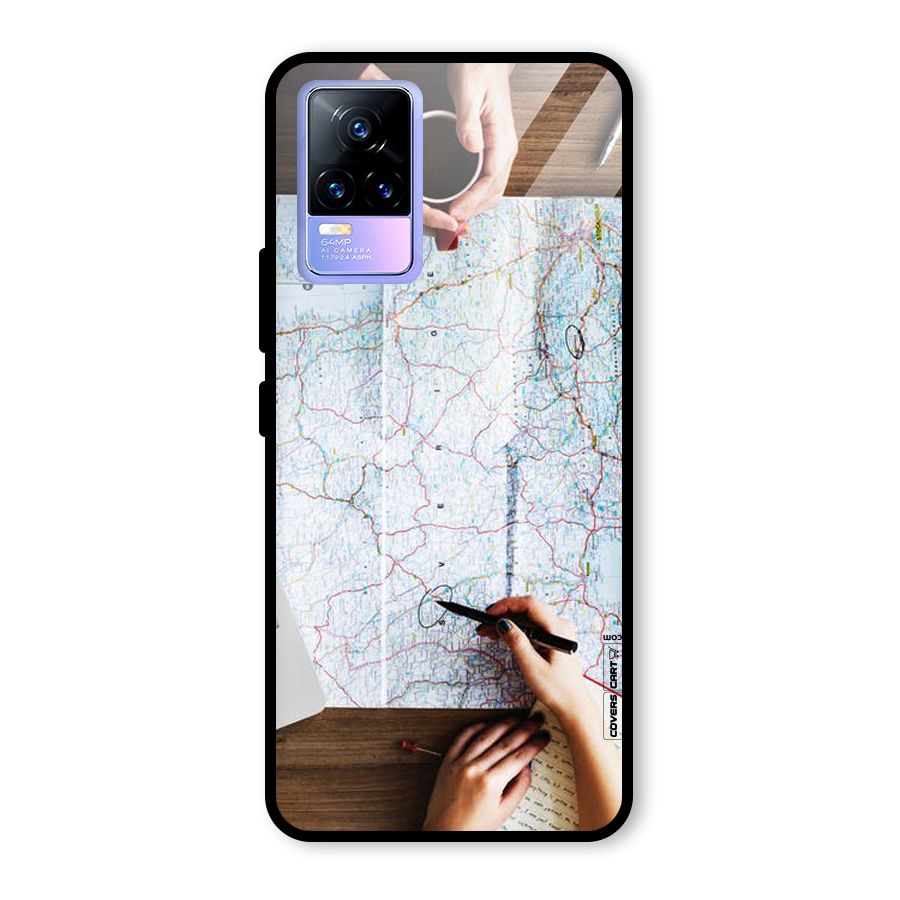 Just Travel Glass Back Case for Vivo Y73