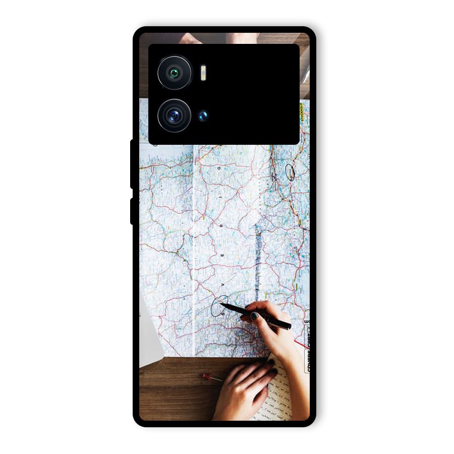 Just Travel Glass Back Case for Vivo iQOO 9 Pro