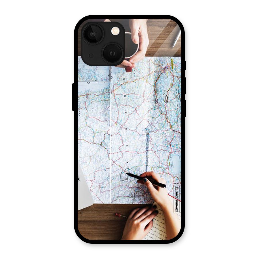 Just Travel Glass Back Case for iPhone 13
