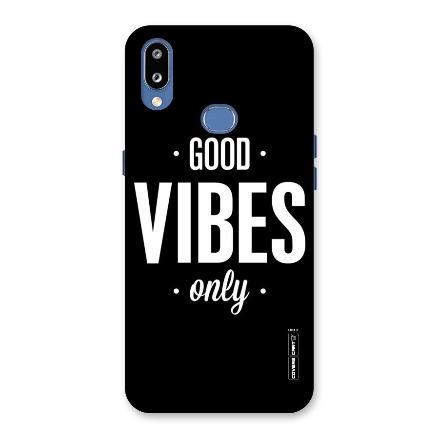 Just Vibes Back Case for Galaxy M01s