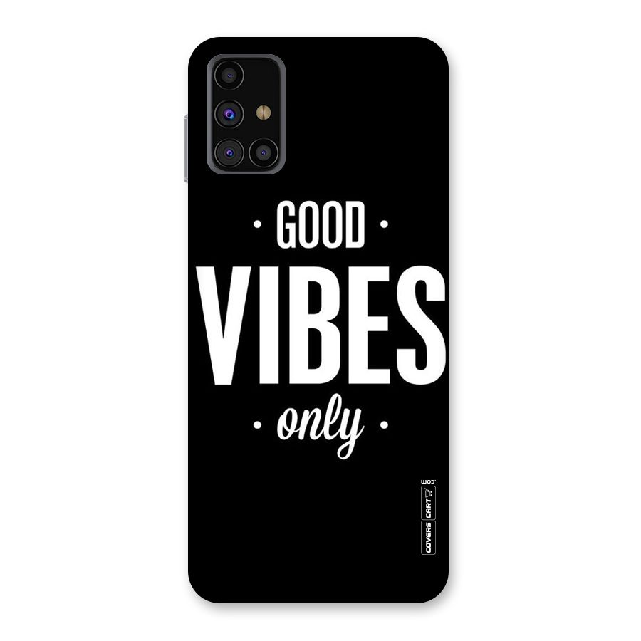 Just Vibes Back Case for Galaxy M31s