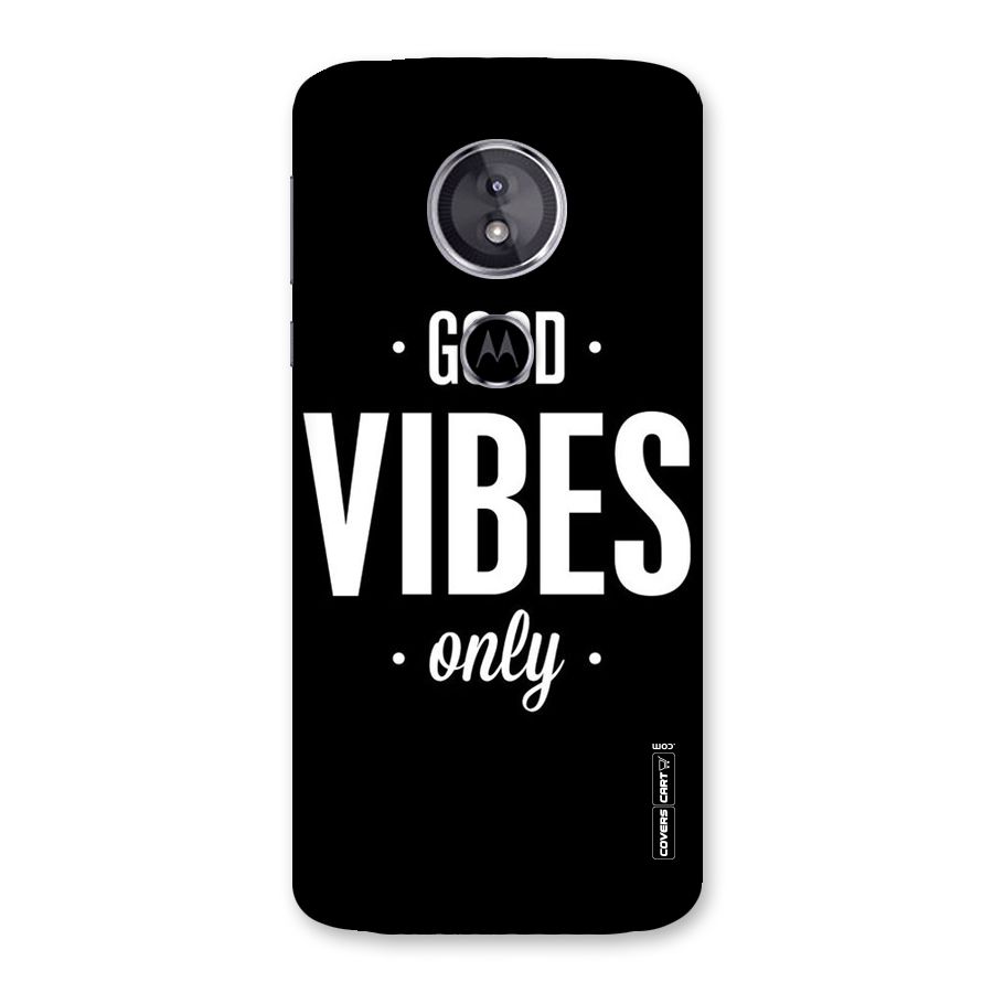 Just Vibes Back Case for Moto E5
