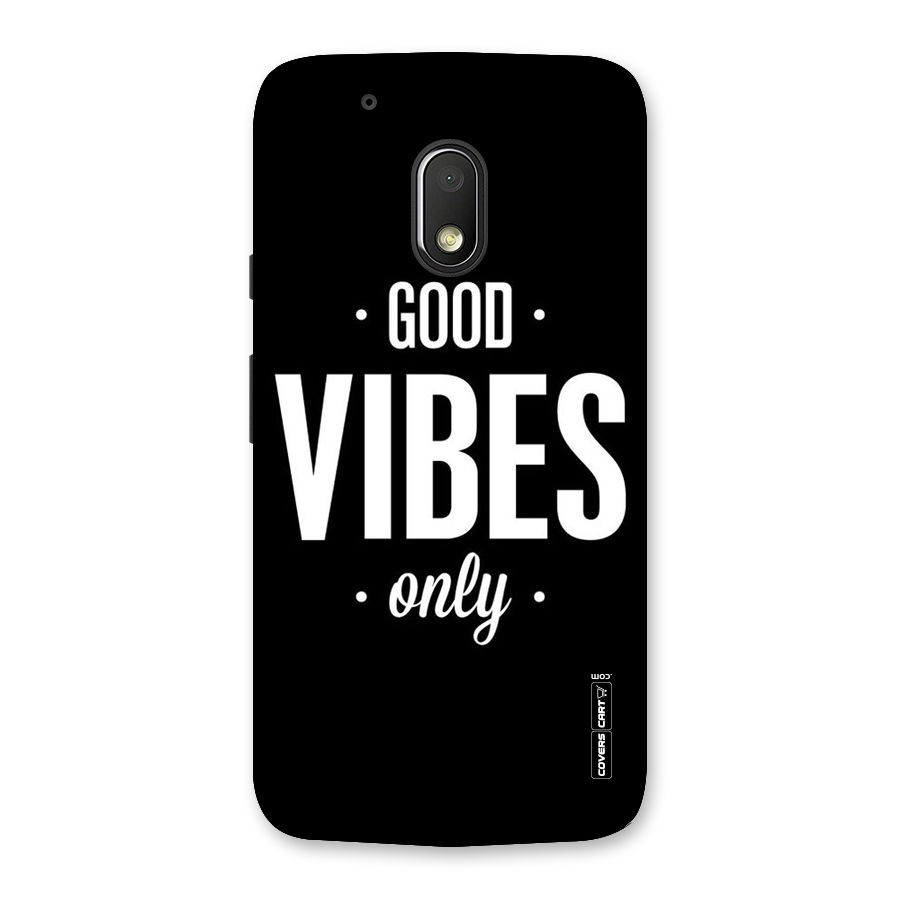 Just Vibes Back Case for Moto G4 Play