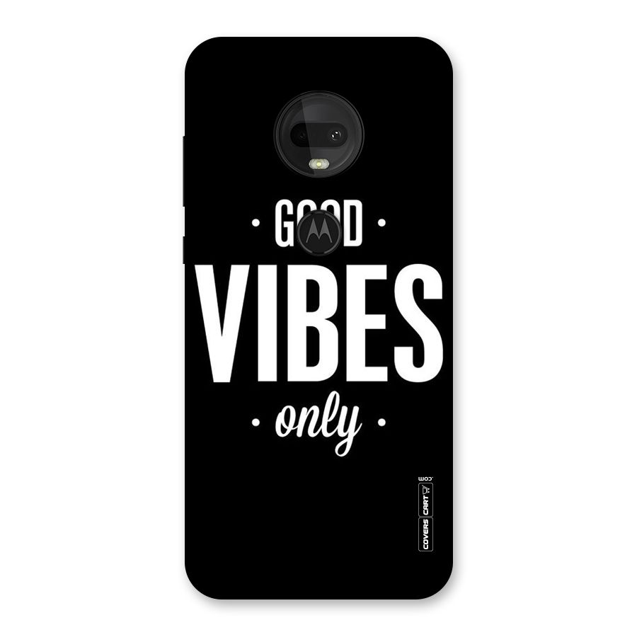 Just Vibes Back Case for Moto G7