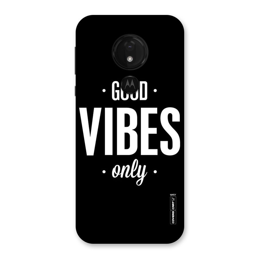 Just Vibes Back Case for Moto G7 Power