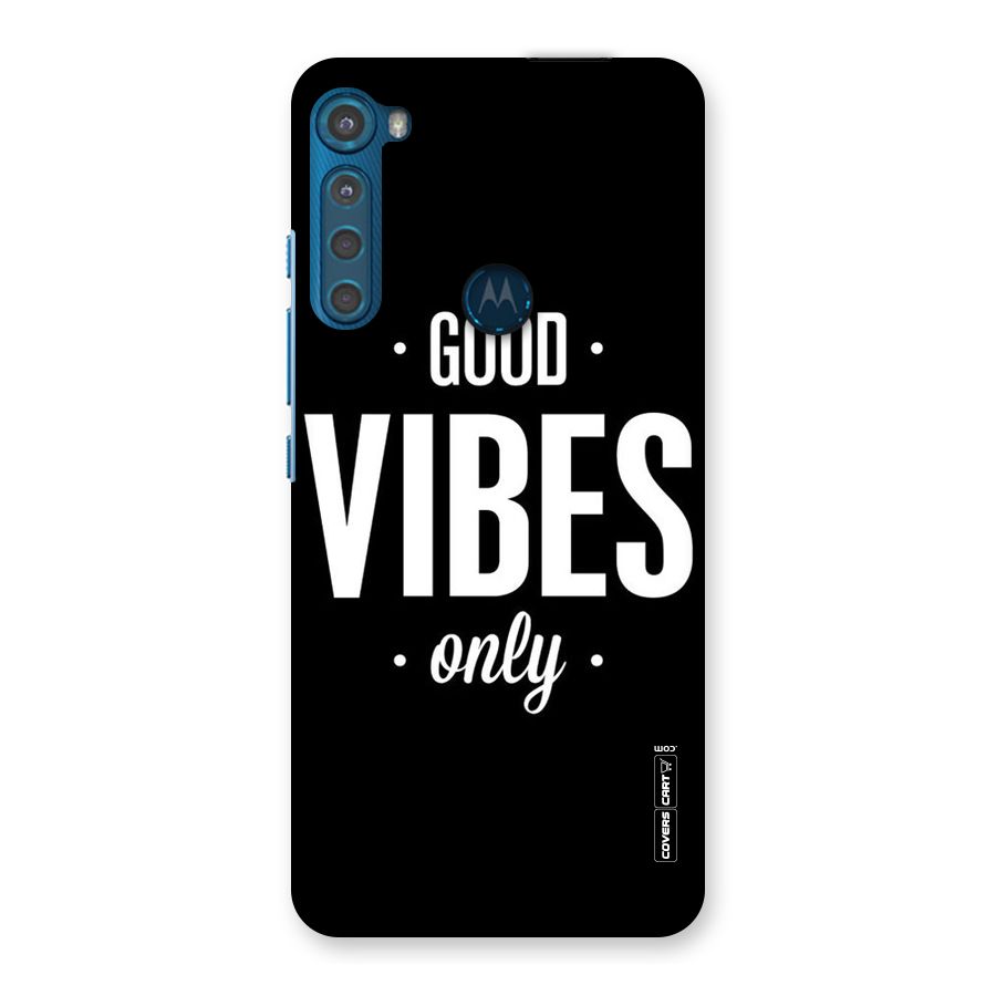 Just Vibes Back Case for Motorola One Fusion Plus
