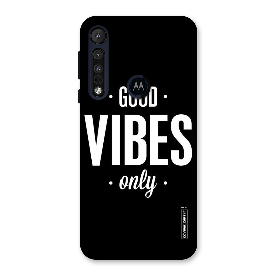 Just Vibes Back Case for Motorola One Macro