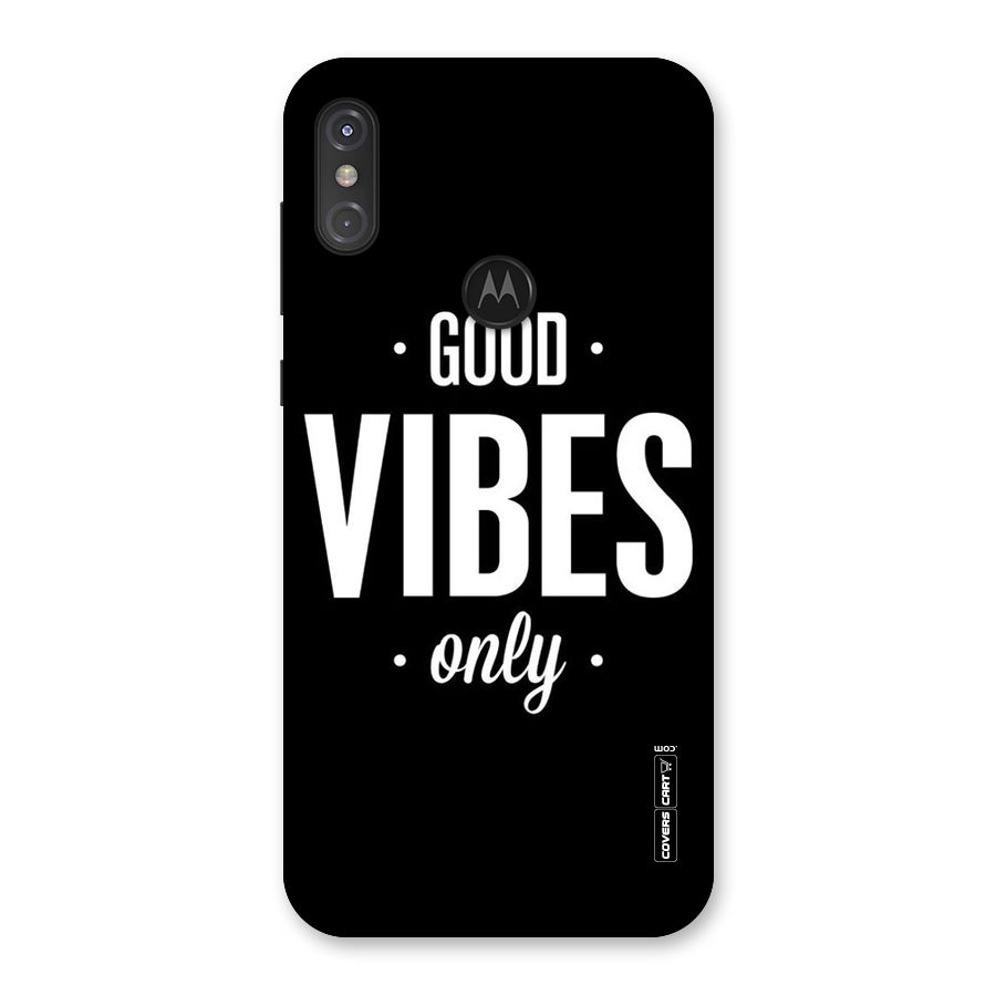 Just Vibes Back Case for Motorola One Power