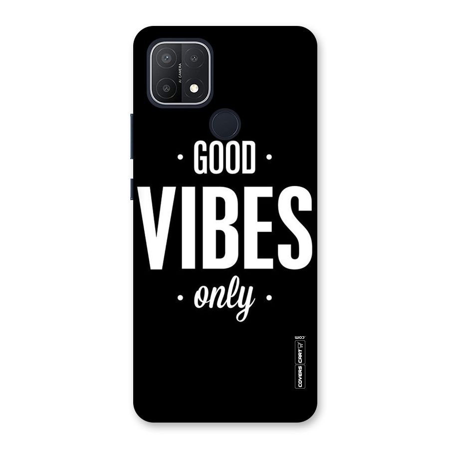 Just Vibes Back Case for Oppo A15