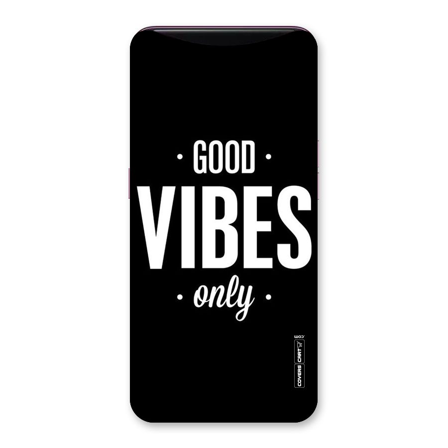 Just Vibes Back Case for Oppo Find X