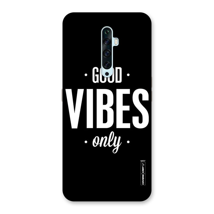 Just Vibes Back Case for Oppo Reno2 F