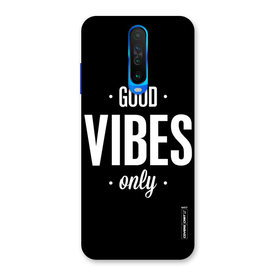 Just Vibes Back Case for Poco X2