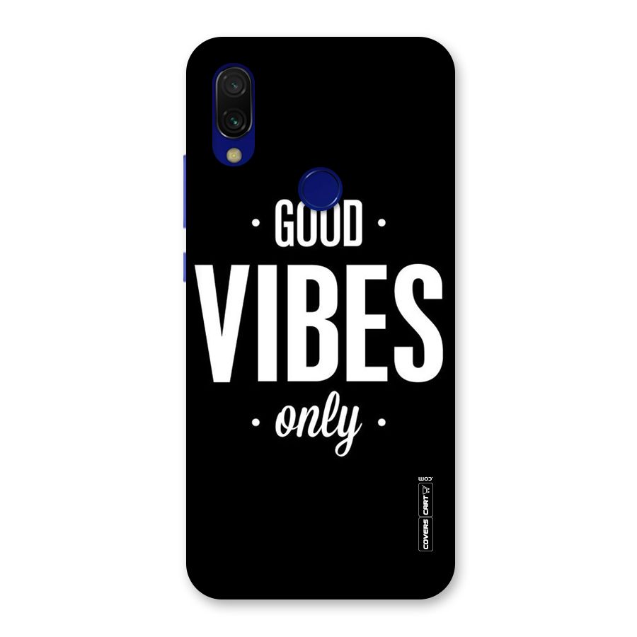 Just Vibes Back Case for Redmi 7