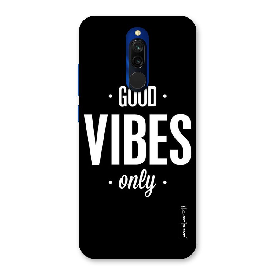Just Vibes Back Case for Redmi 8