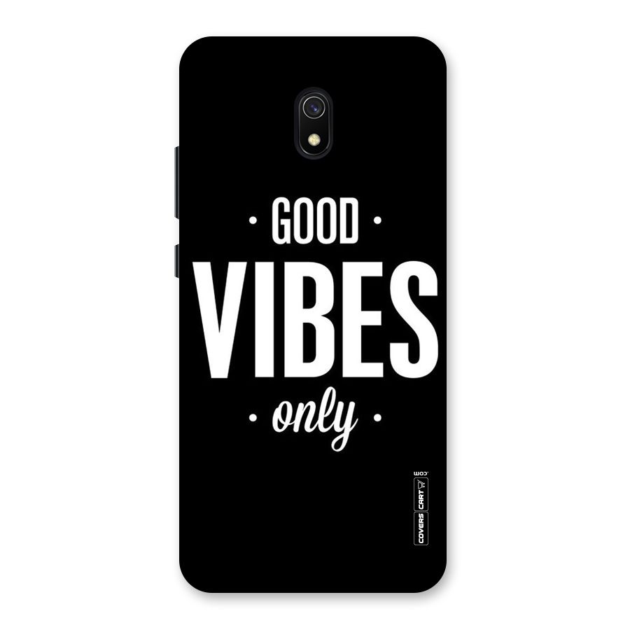 Just Vibes Back Case for Redmi 8A