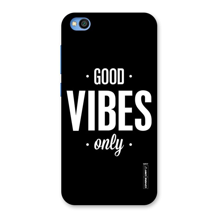 Just Vibes Back Case for Redmi Go