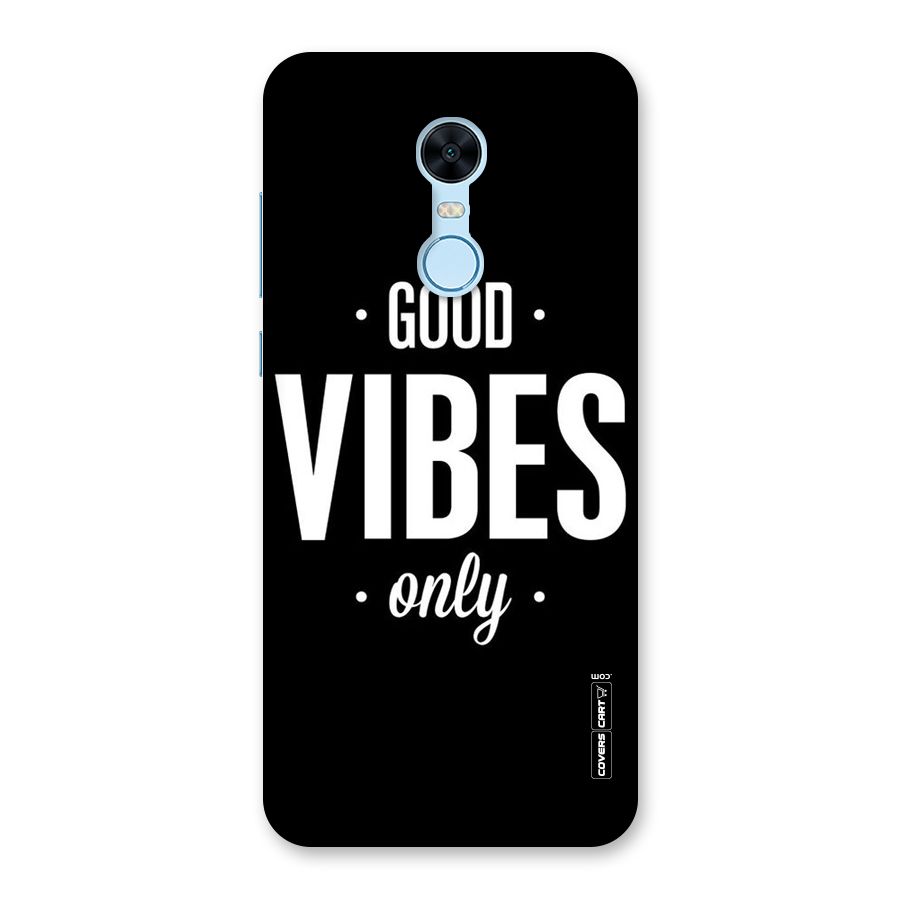 Just Vibes Back Case for Redmi Note 5
