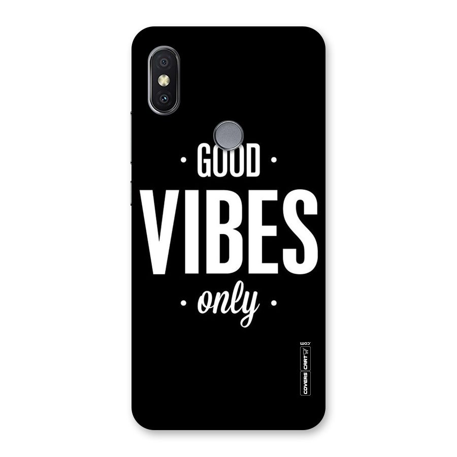 Just Vibes Back Case for Redmi Y2