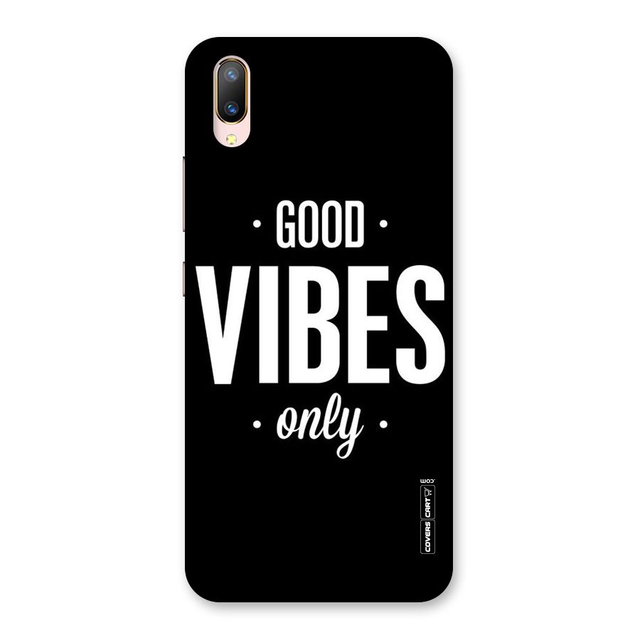 Just Vibes Back Case for Vivo V11 Pro