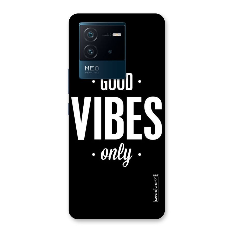 Just Vibes Back Case for Vivo iQOO Neo 6 5G