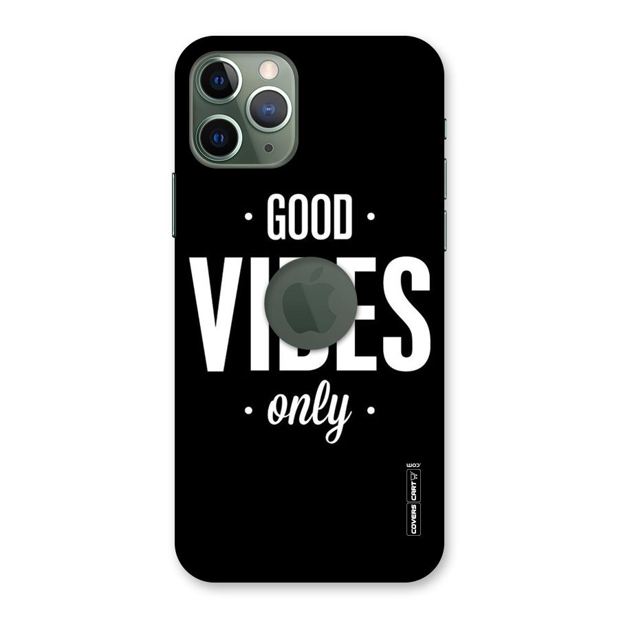 Just Vibes Back Case for iPhone 11 Pro Logo  Cut