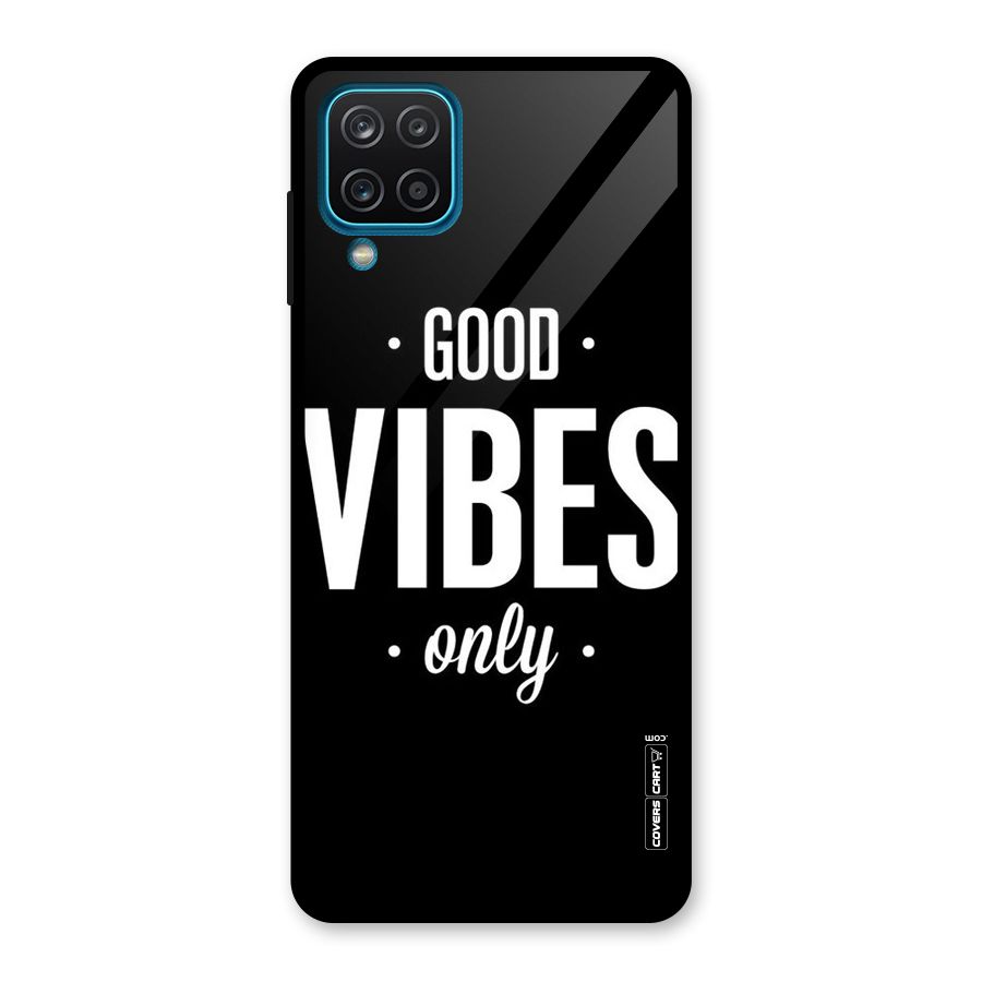 Just Vibes Glass Back Case for Galaxy A12
