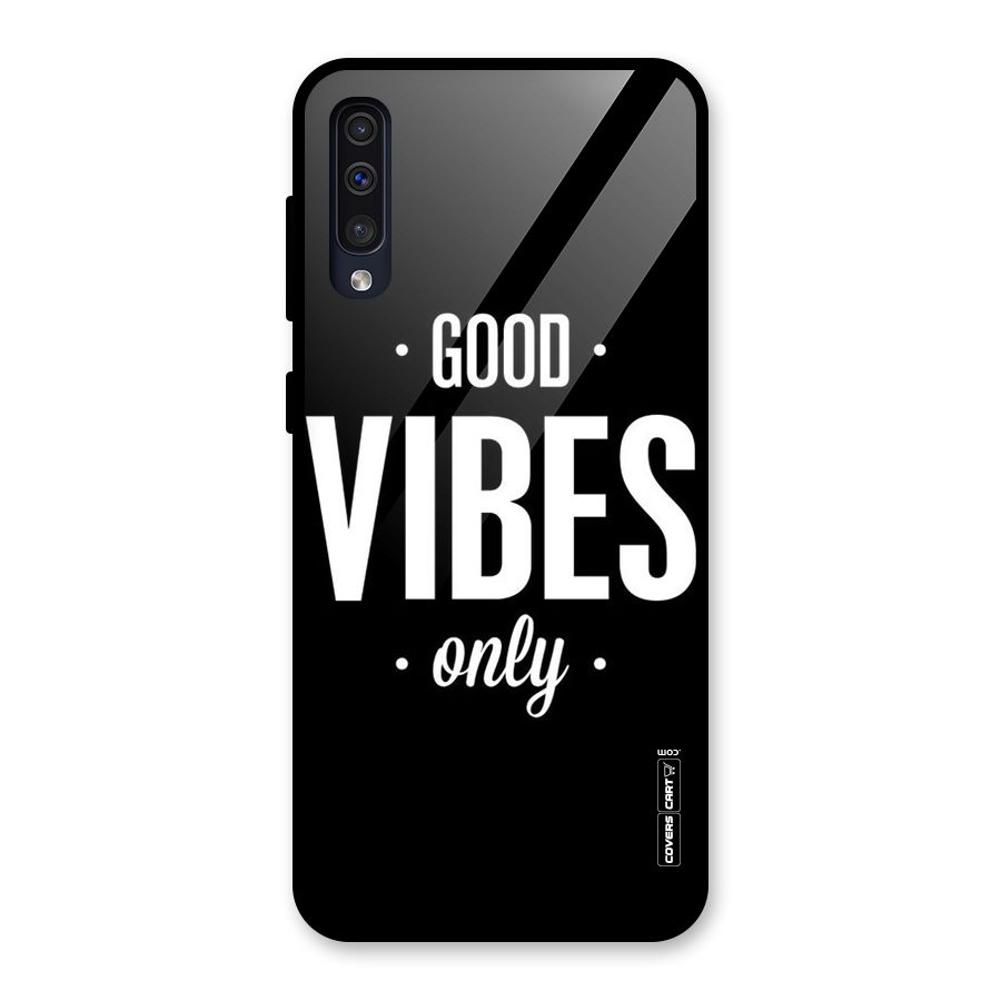 Just Vibes Glass Back Case for Galaxy A50