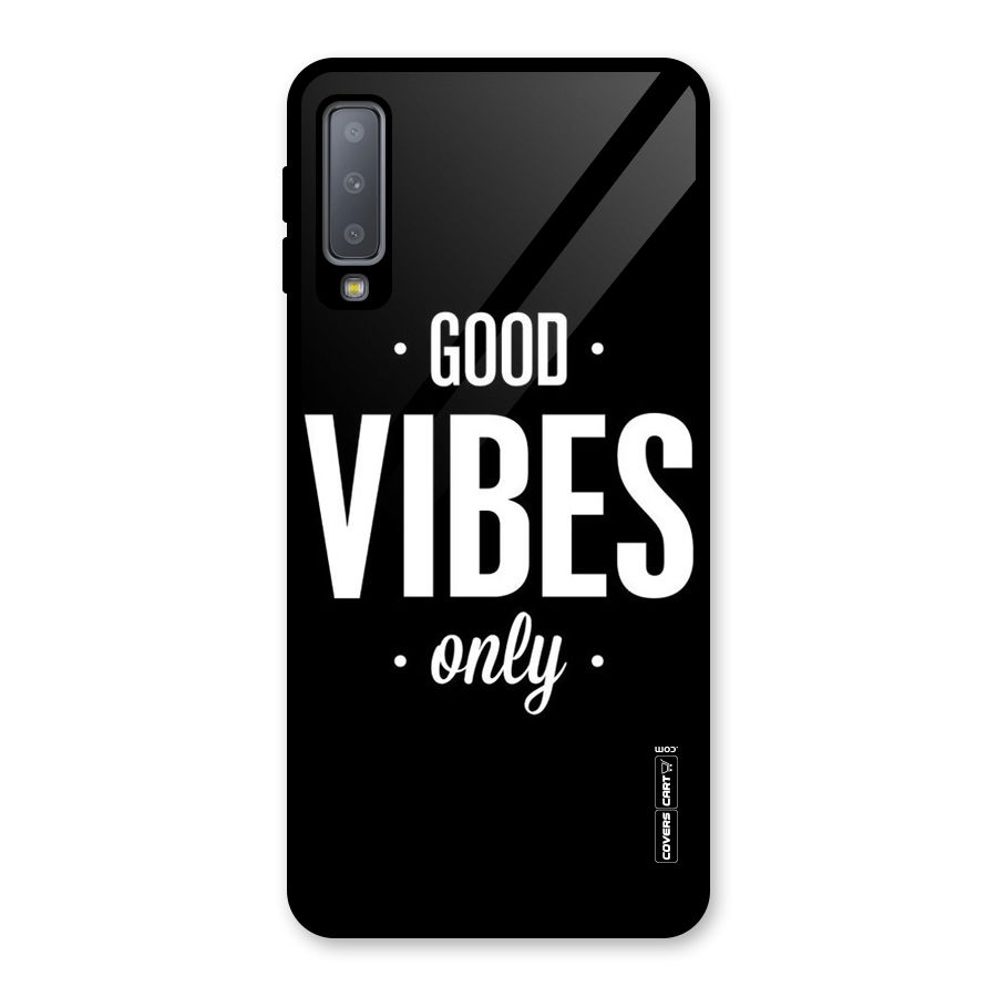 Just Vibes Glass Back Case for Galaxy A7 (2018)