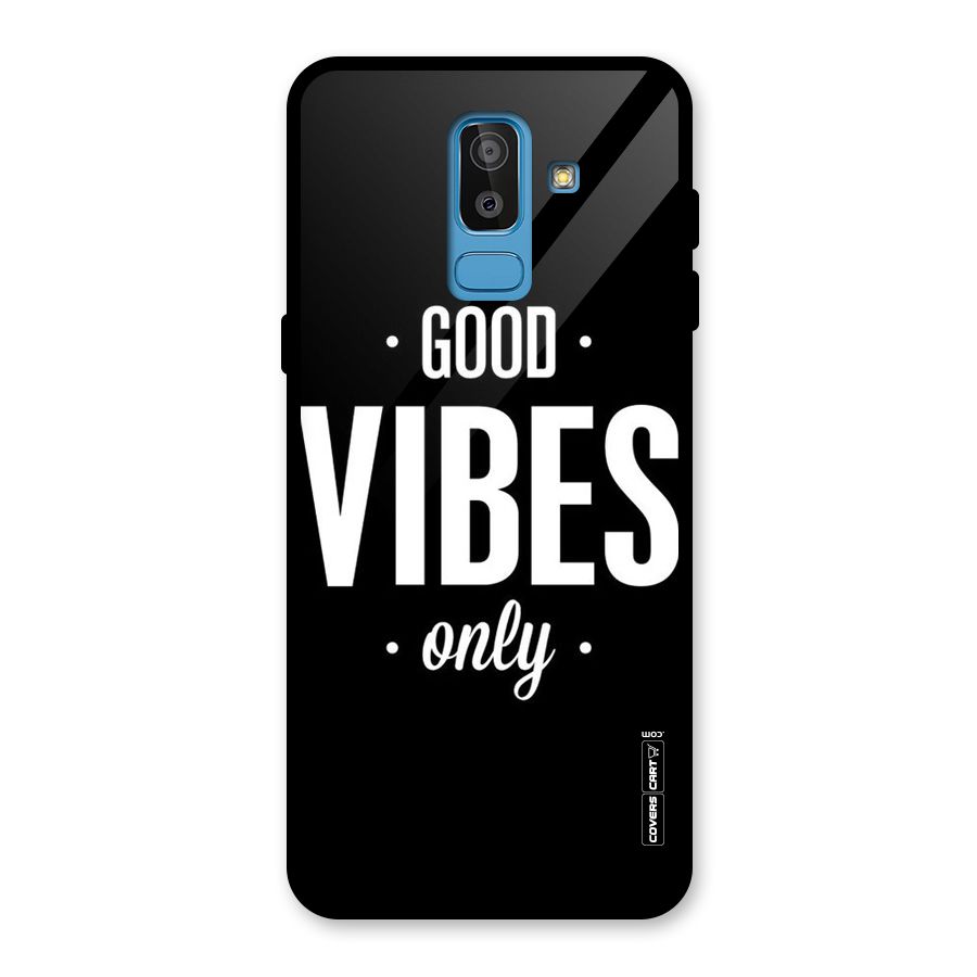 Just Vibes Glass Back Case for Galaxy J8