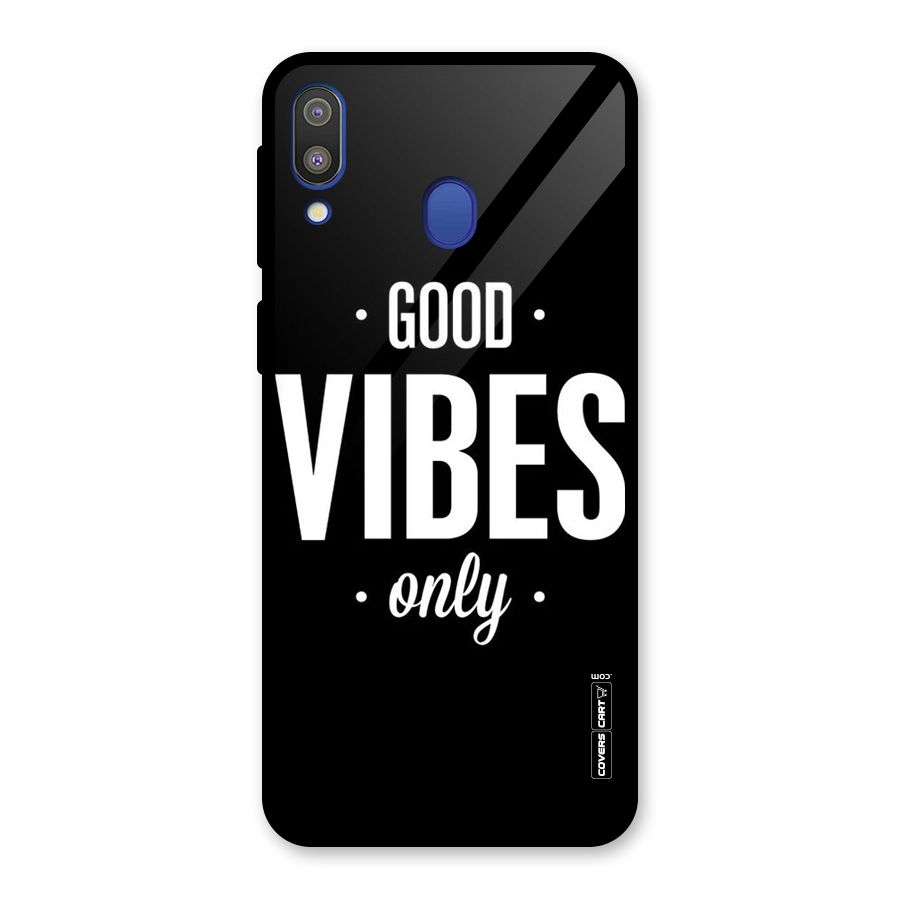 Just Vibes Glass Back Case for Galaxy M20
