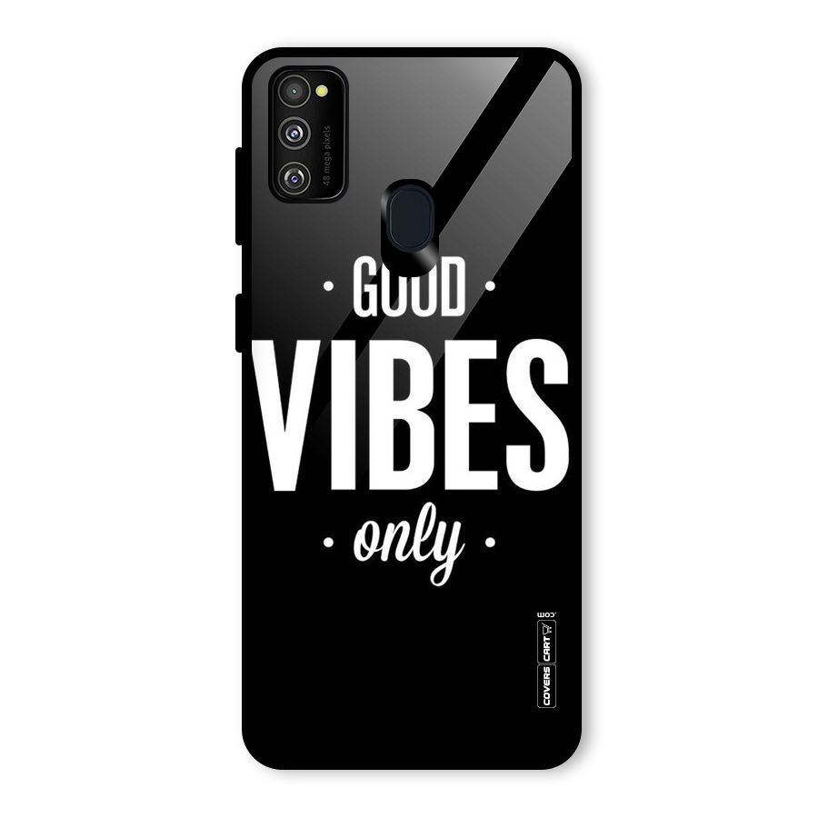 Just Vibes Glass Back Case for Galaxy M30s
