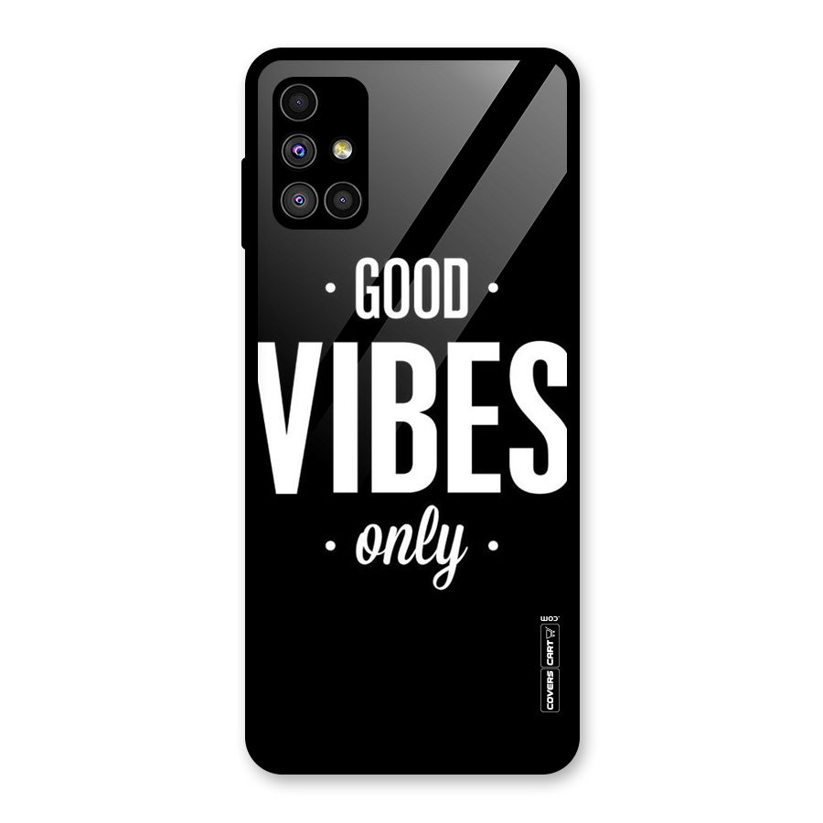 Just Vibes Glass Back Case for Galaxy M51
