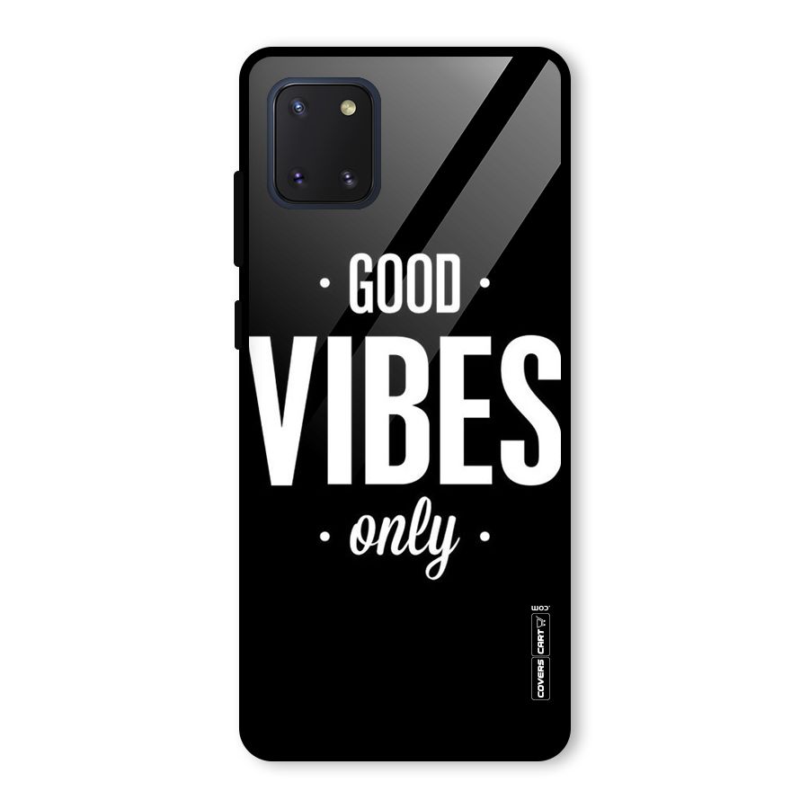 Just Vibes Glass Back Case for Galaxy Note 10 Lite